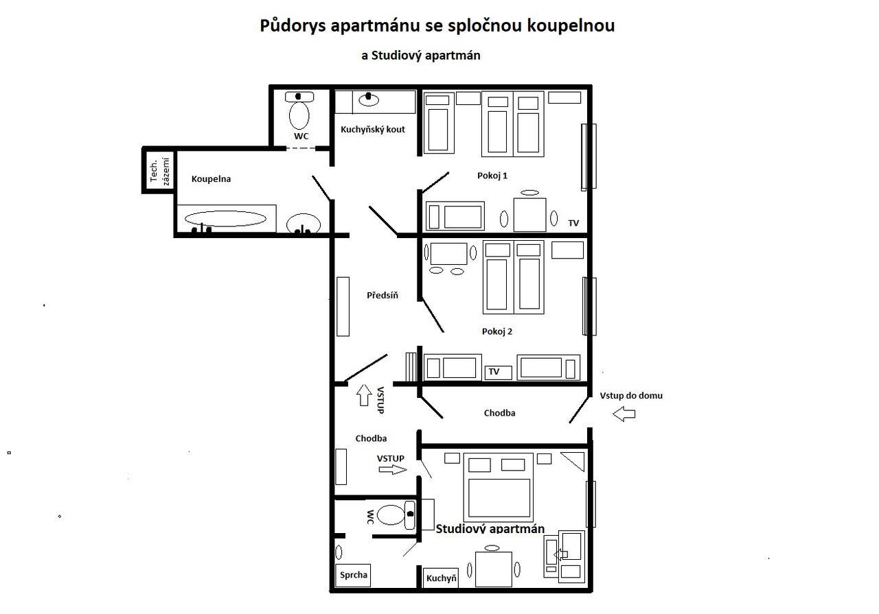 Apartmany קארלשטיין מראה חיצוני תמונה