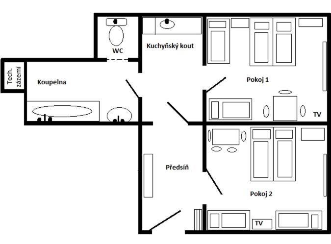 Apartmany קארלשטיין מראה חיצוני תמונה